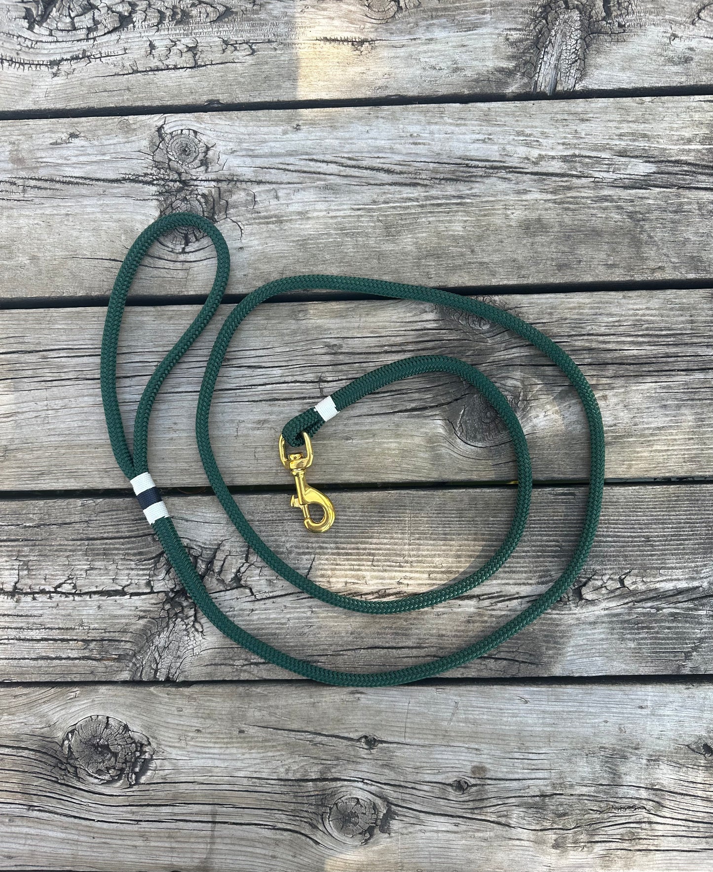 Hunter Green/Navy Dog Leash