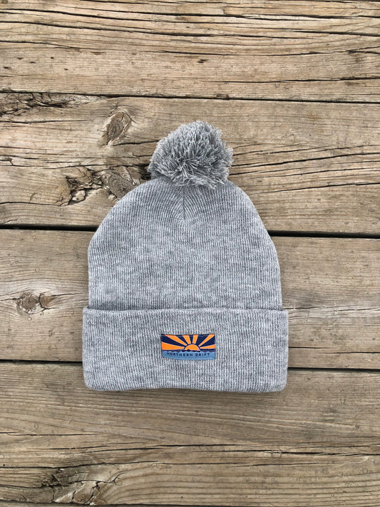 Sunset Knit Beanie - Heather Grey