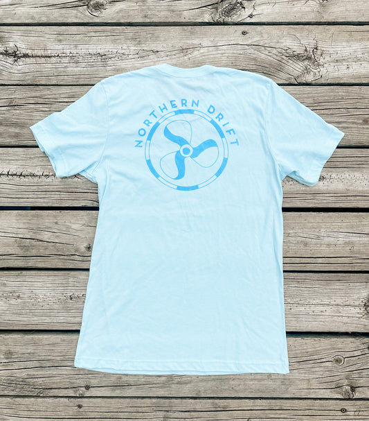 Logo Short Sleeve - Iced Blue