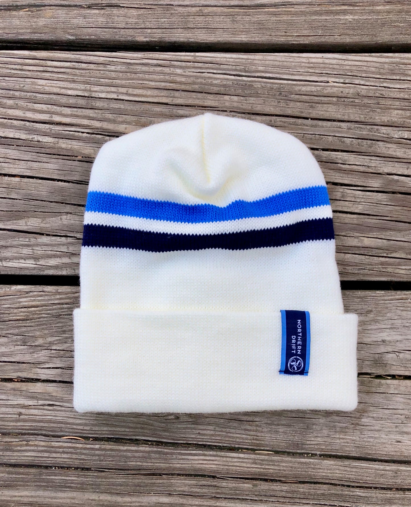 Winter White Lake Life Knit Beanie