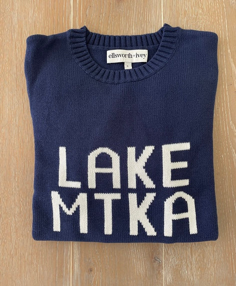 Women's Navy Lake Minnetonka Sweater