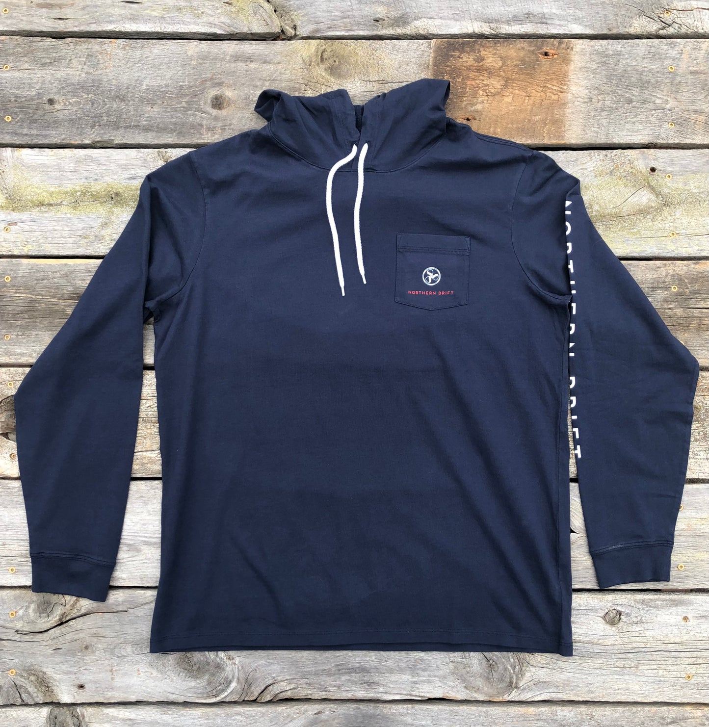 Long Sleeve Hooded Tee - New Navy