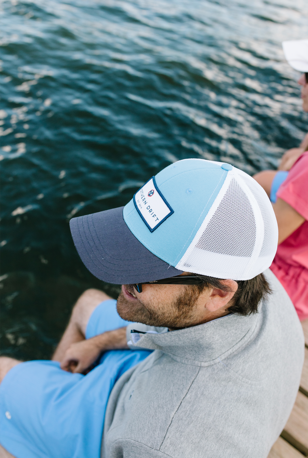 Classic Trucker Hat - Carolina/Navy