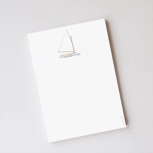 Sailboat Notepad by Sara Fitz