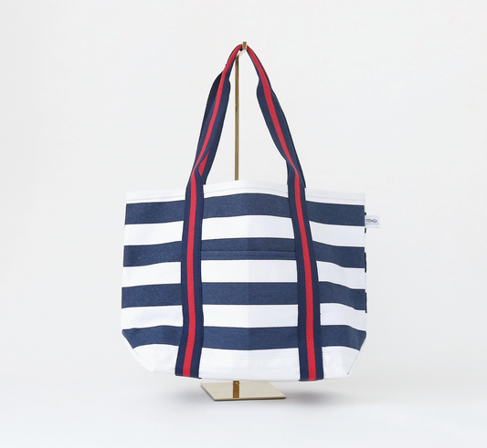 Navy/White Striped  Boat Tote by Line & Cleat