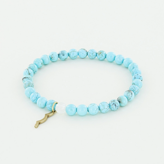 Cyan Turquoise Rayminder Bracelet by Sailormade