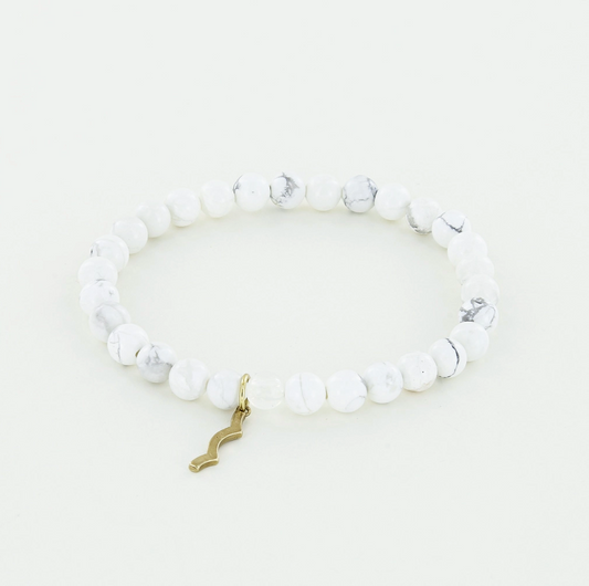 Howlite Rayminder Bracelet by Sailormade