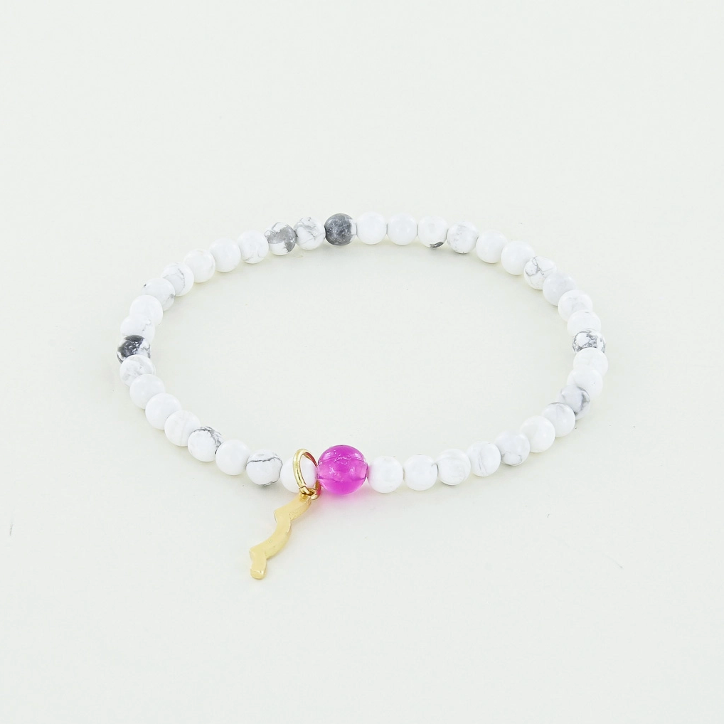 Howlite Rayminder Bracelet by Sailormade