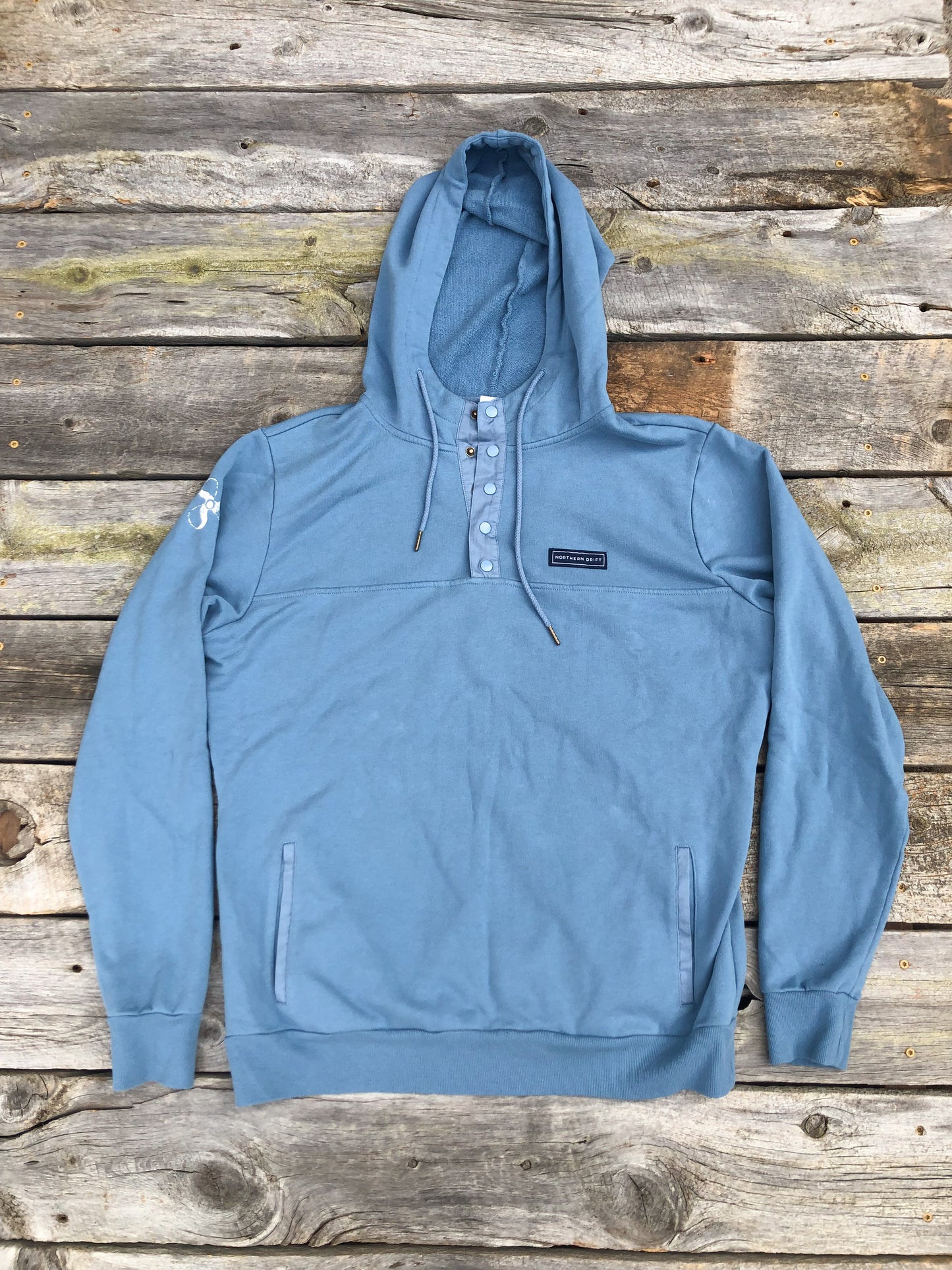 Snap Front Hoodie - Spring Lake